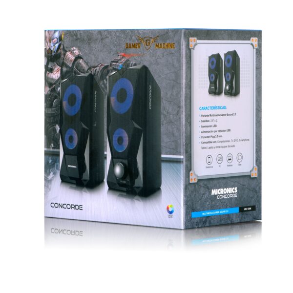 PARLANTE MICRONICS S308 CONCORDE RGB, LED