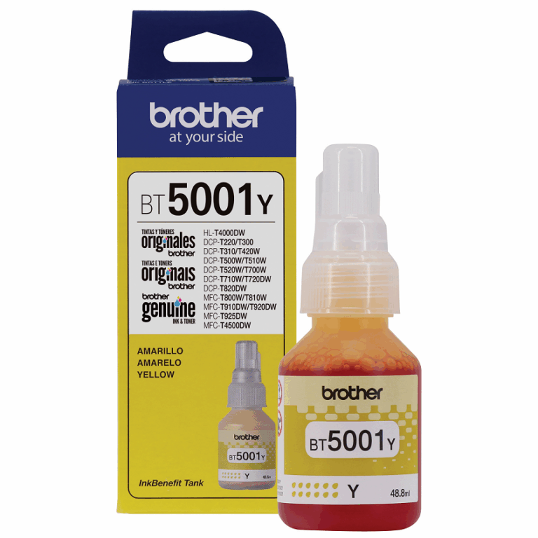 Botella De Tinta Brother Bt5001y - Amarillo