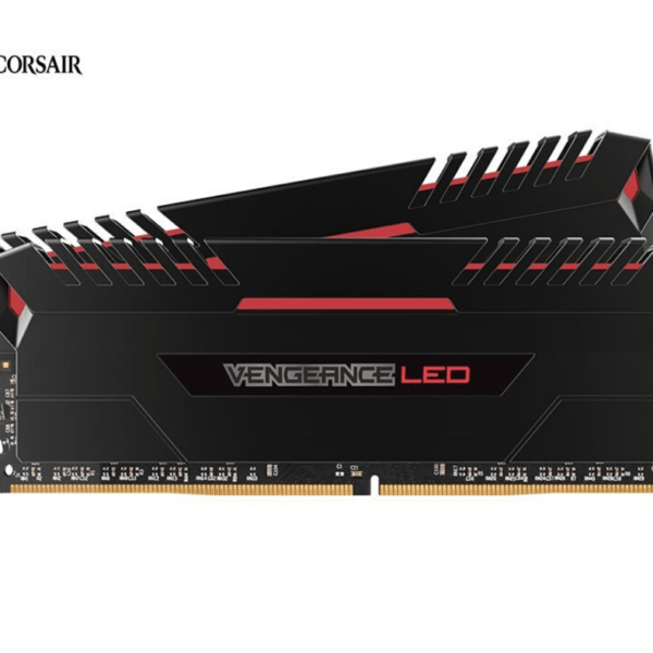 MEMORIA RAM CORSAIR DDR4 16GB(2X8) 3000, VENGEANCE  LED- ROJO