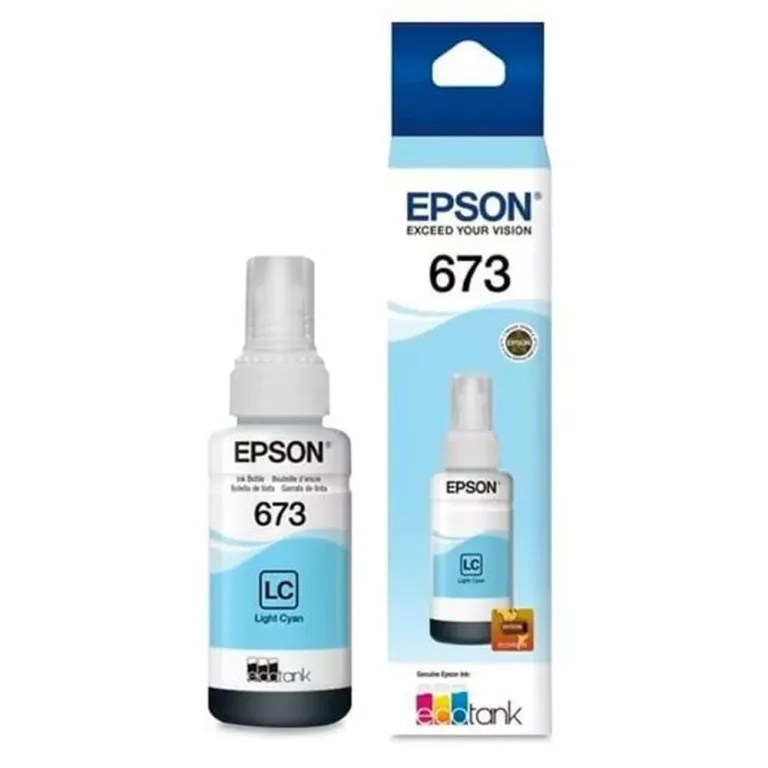 TINTA EPSON T673520-AL LIGHT CYAN PARA L800