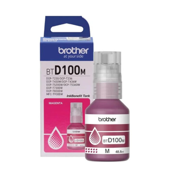 TINTA BROTHER BTD100M MAGENTA