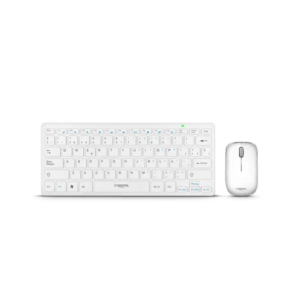 KIT TECLA+MOUSE WIRELESS CYBERTEL WT803W HACKER WHITE