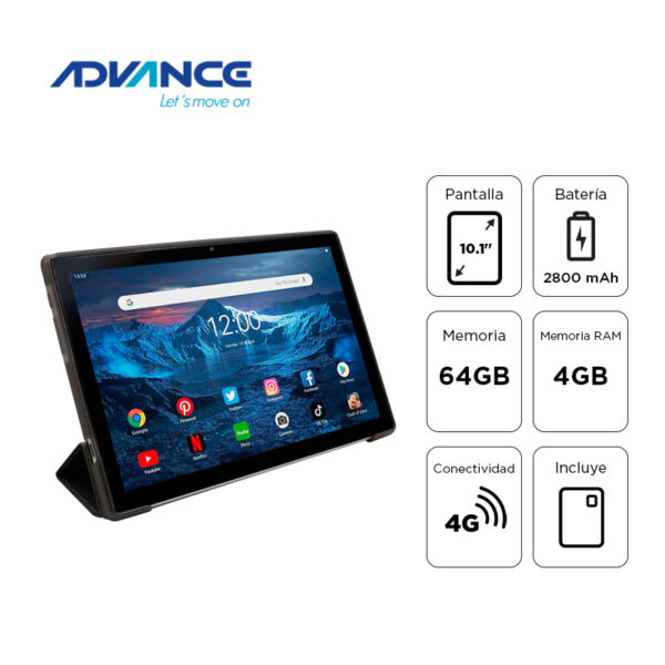 Tablet Advance SmartPad SP5706, 10.1" WXGA IPS