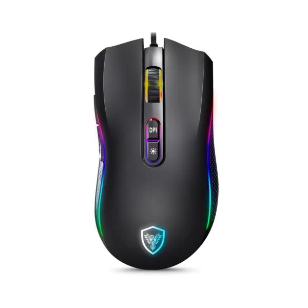 MOUSE GAMER MICRONICS GM800 KRIPTON RGB, 12800 DPI, 7B
