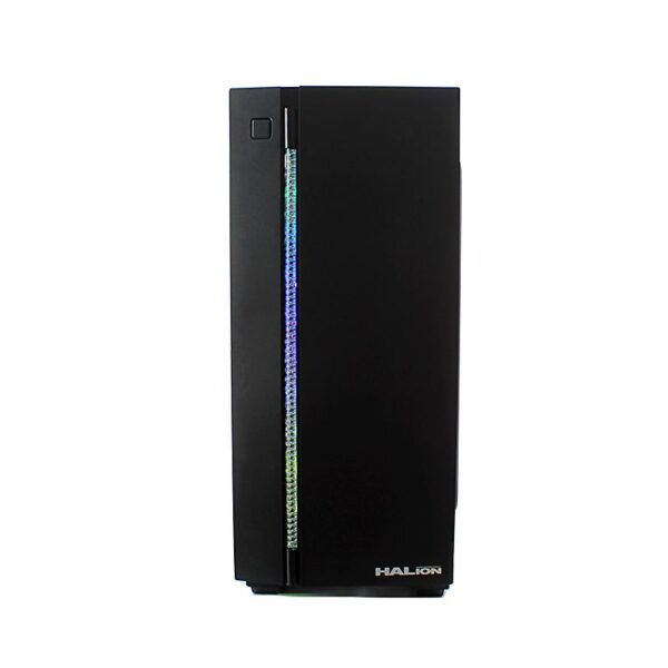 CASE GAMER HALION BULL 5516 350W, BANDA VIDRIO TEMPLADO
